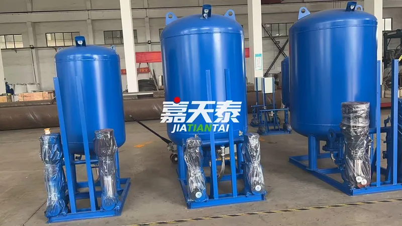 定压补水装置成套实拍，嘉天泰水印现场照片
