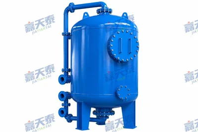 嘉天泰石英砂过滤器罐体及进出水接口水印图